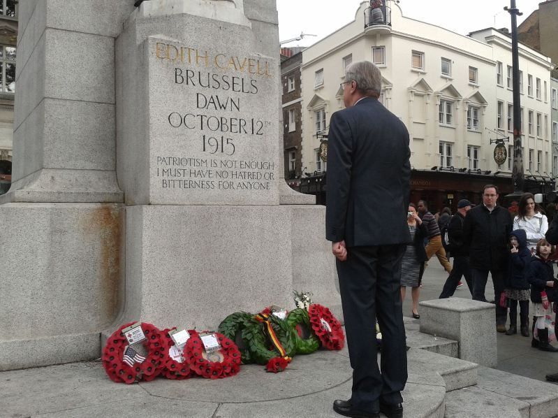 Edith Cavell Wreath Laying Ceremony
