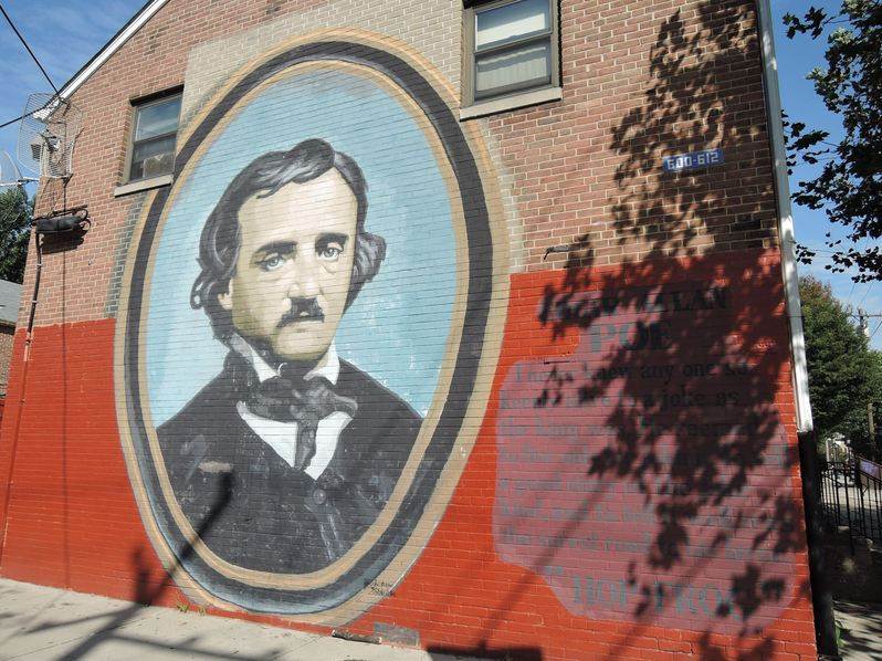 Edgar Allan Poes house - mural