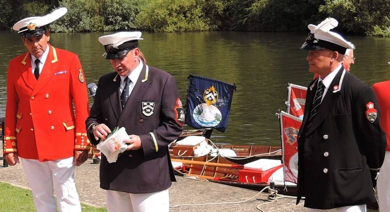 Swan Upping on the River Thames