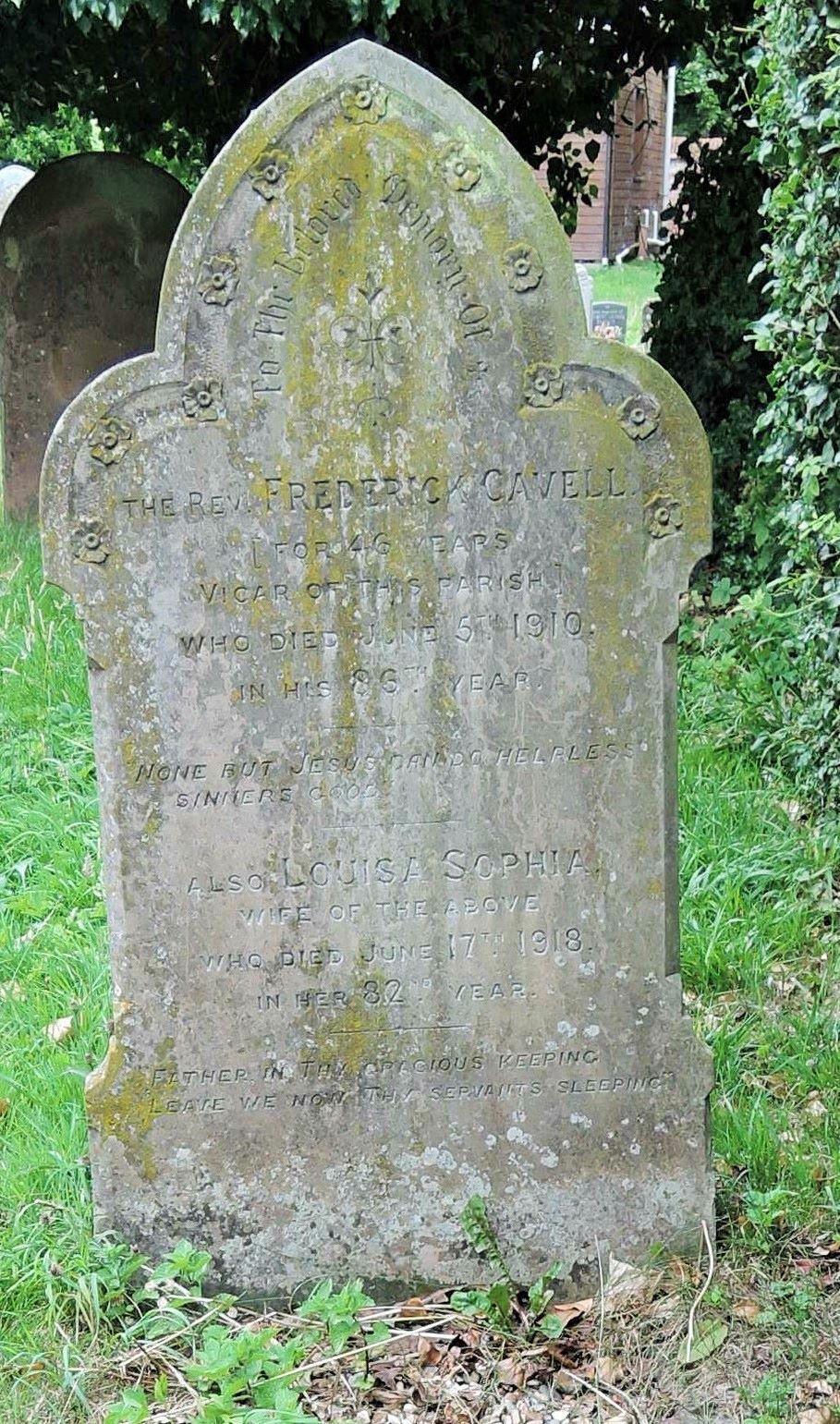 Edith Cavell - Cavell family grave St Mary Church Swardeston
