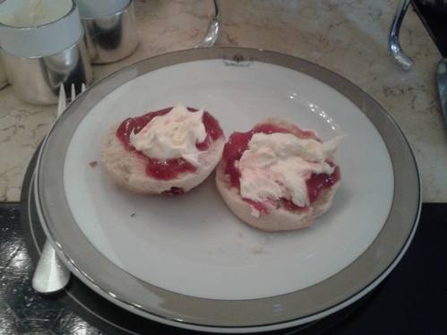 Scones at The Wolseley