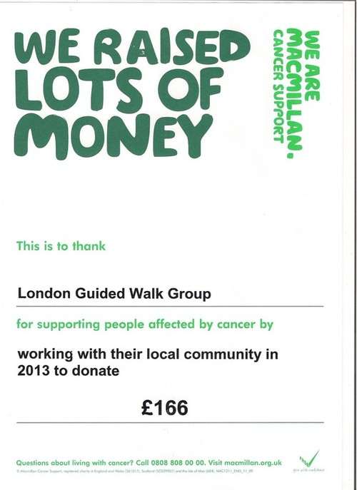 Macmillan Cancer Support 2013