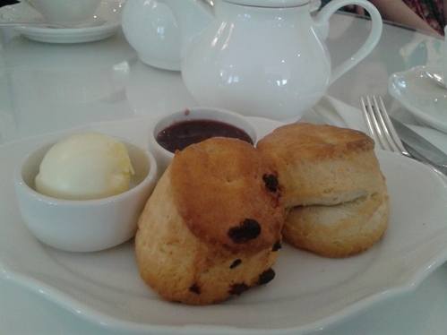 Scones at Ampersand Hotel