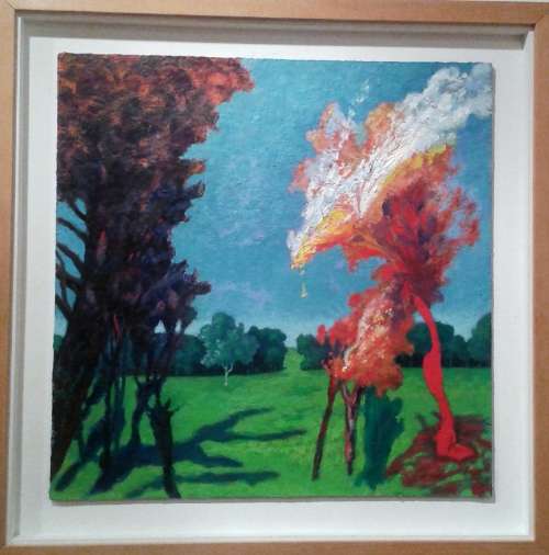 david heathcote - burning tree