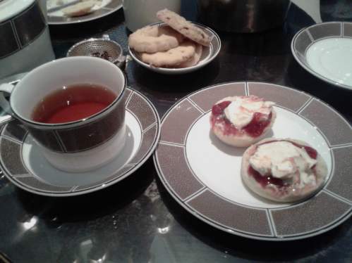 Scones at Langham Hotel