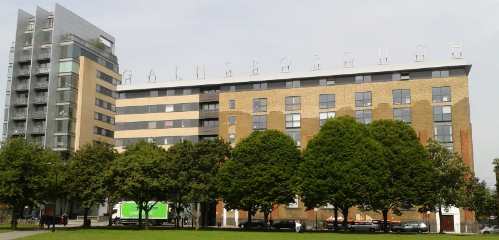 Alfred Hitchcock - Site of Gainsborough Studios