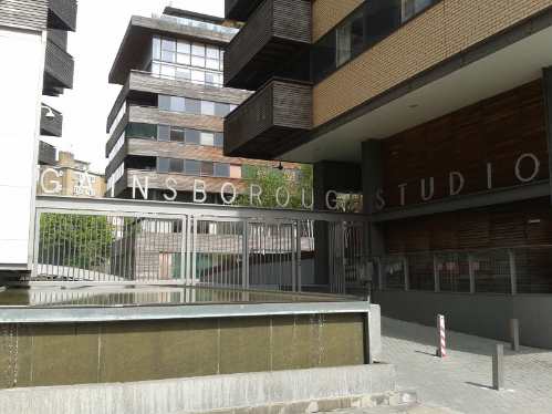Alfred Hitchcock - Site of Gainsborough Studios
