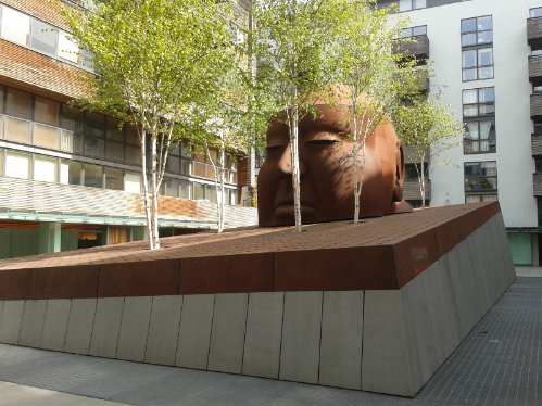 Alfred Hitchcock - Site of Gainsborough Studios