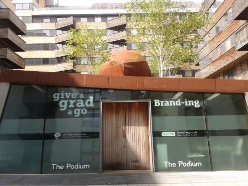 Alfred Hitchcock - Site of Gainsborough Studios