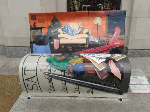 Books about Town - Bridget Joness Diary Bench