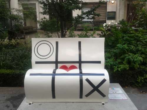 Books About Town - Noughts and Crosses bench