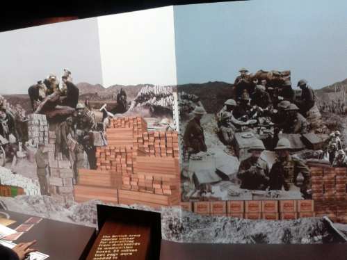 Imperial War Museum London - First World War Galleries - interactive displa