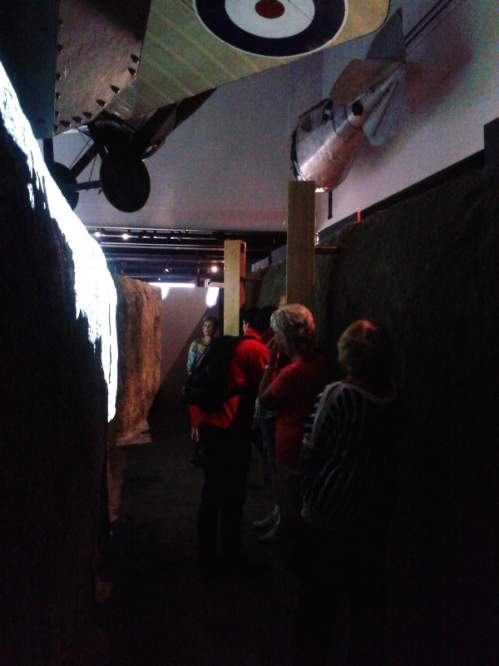 Imperial War Museum London - First World War Galleries - trench experience