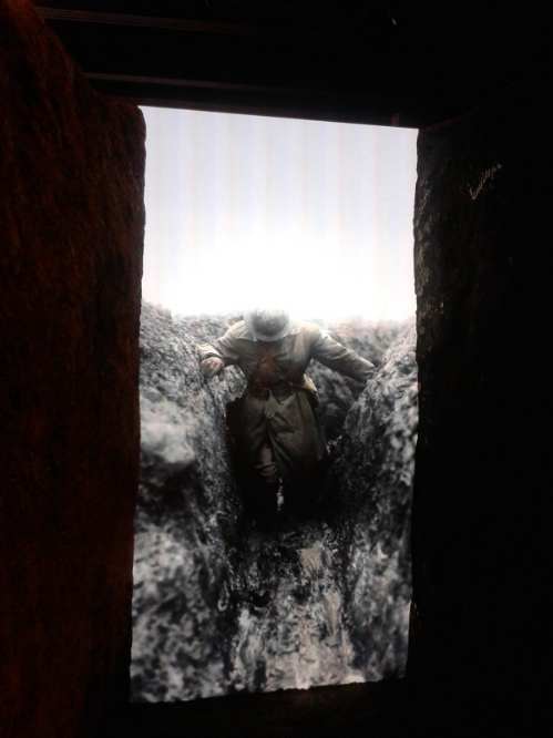 Imperial War Museum London - First World War Galleries - trench experience