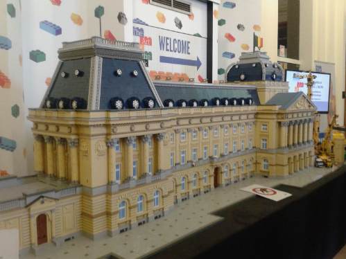 the art of brick - royal palace of brussels under construction