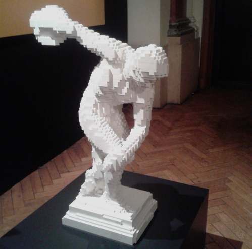 the art of brick - discobolus