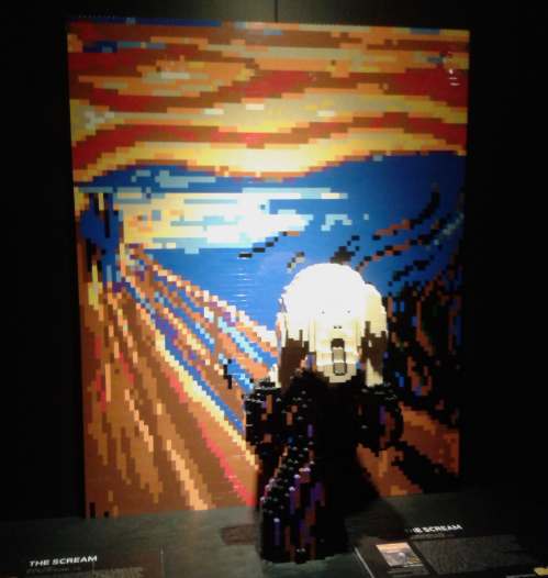 the art of brick - the scream