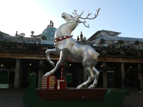 Christmas Day in London Covent Garden