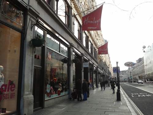 Christmas Day in London Regent Street
