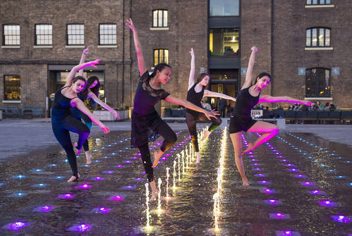 Kings Cross - Granary Square Dancing