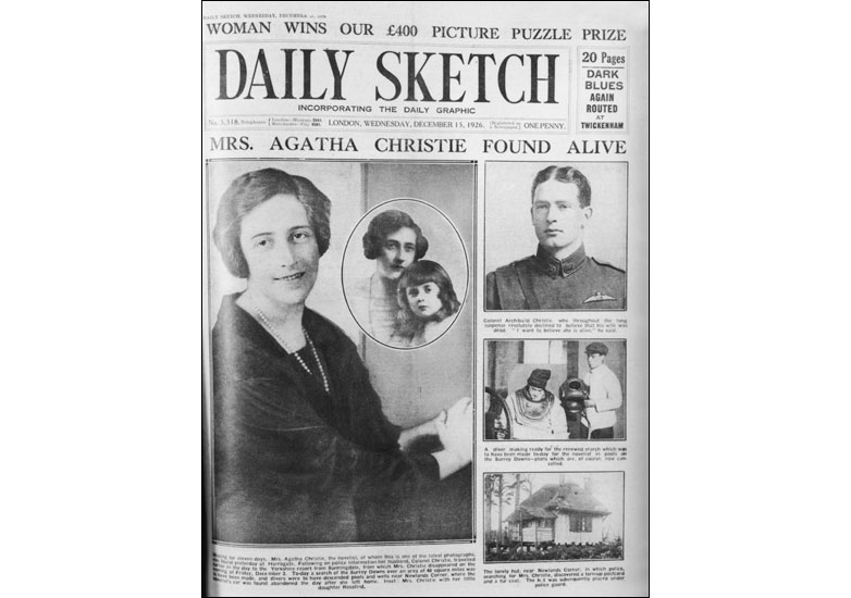 Old Swan Hotel Agatha Christie Newspaper